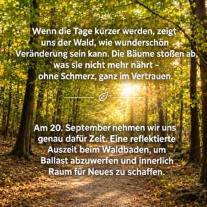 Wenn die Tage kürzer werden